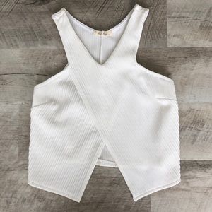 White Asymmetrical Top